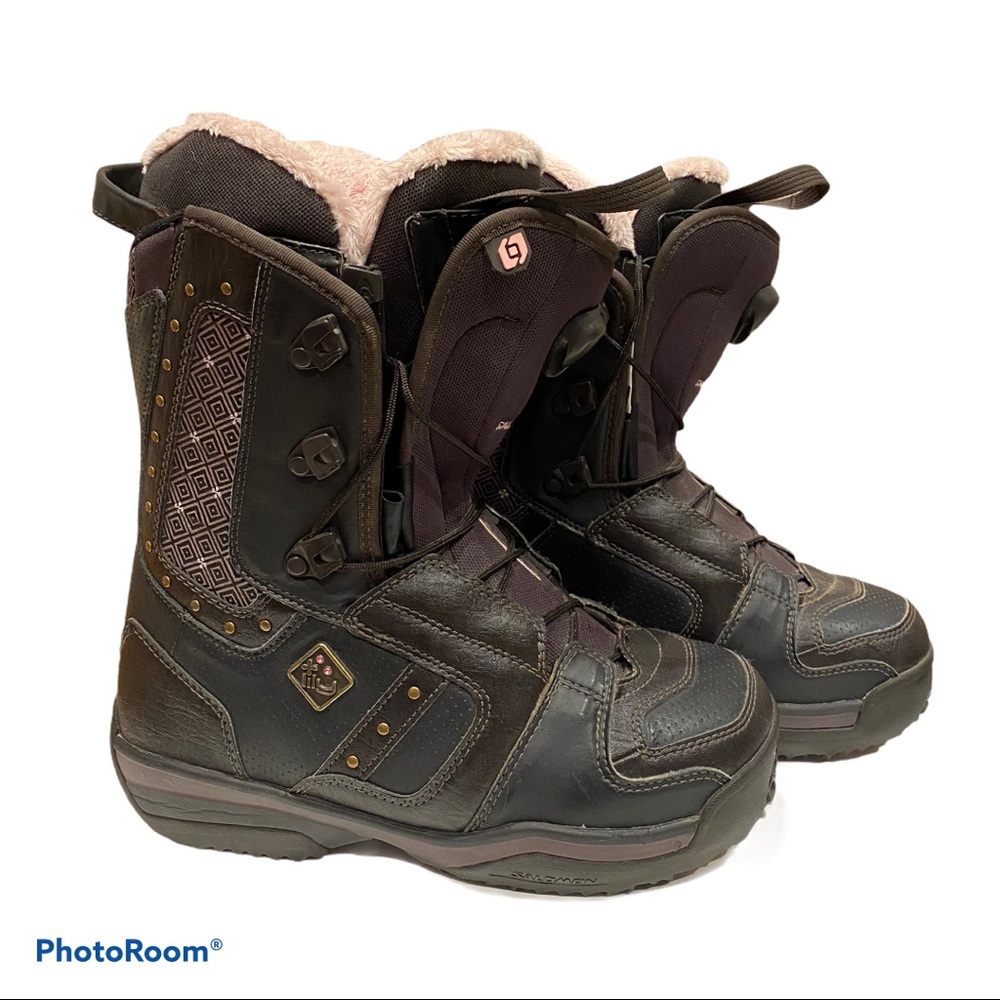 Salomon BCF Women’s Snowboard Boots Size 8